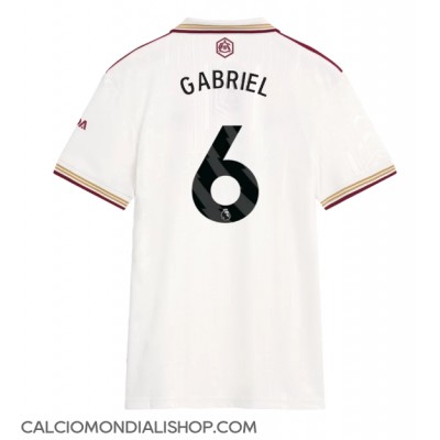 Maglie da calcio Arsenal Gabriel Magalhaes #6 Terza Maglia Femminile 2025-26 Manica Corta Maglie da calcio Arsenal Gabriel Magalhaes #6 Terza Maglia Femminile 2025-26 Manica Corta